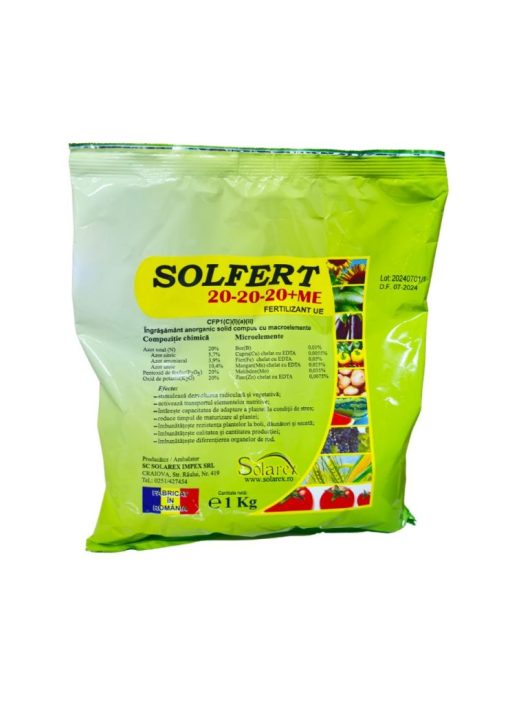 Solfert 20-20-20+me 1kg