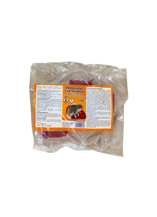 Raticid Prodiorat Cub Parafinat 100g